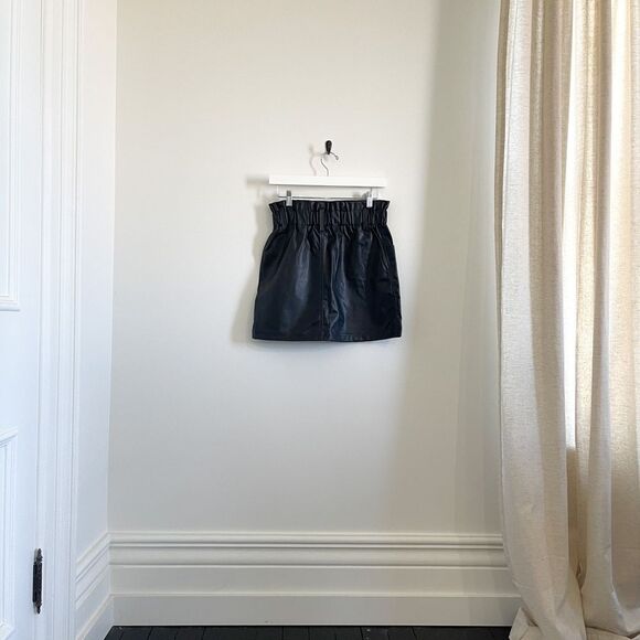 Faux Leather Skirt - Picture 2 of 2